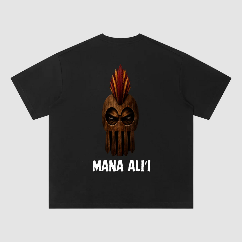 Mana,Hawaii,Chief,Black,Tee