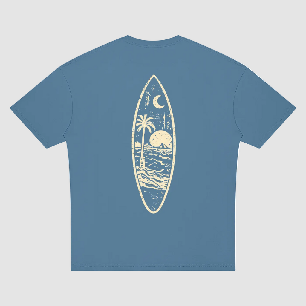 Oversized,Surf,Unisex,Comfortable,Ocean,Coast,Sunset,Palm