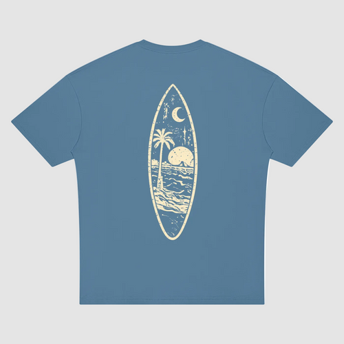 Oversized,Surf,Unisex,Comfortable,Ocean,Coast,Sunset,Palm